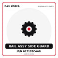 Genuine Mobis RAIL ASSY SIDE GUARD 617107CAA0 - Korean auto parts from D&U Korea