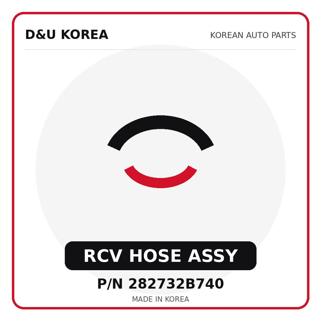 Genuine Mobis RCV HOSE ASSY 282732B740 - Korean auto parts from D&U Korea