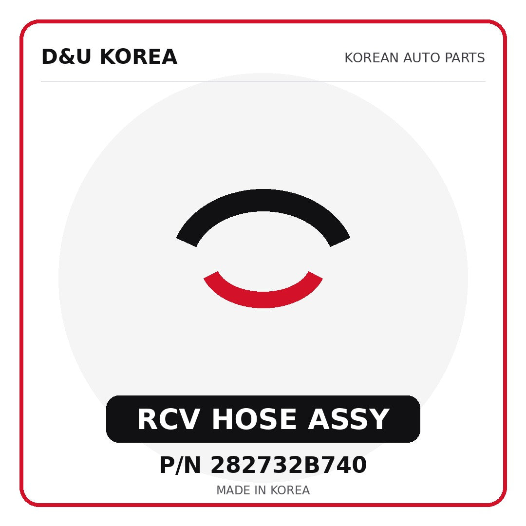 Genuine Mobis RCV HOSE ASSY 282732B740 - Korean auto parts from D&U Korea