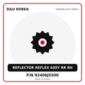 Genuine Mobis REFLECTOR REFLEX ASSY RR RH 92406J5500 for Korean vehicles | D&U Korea
