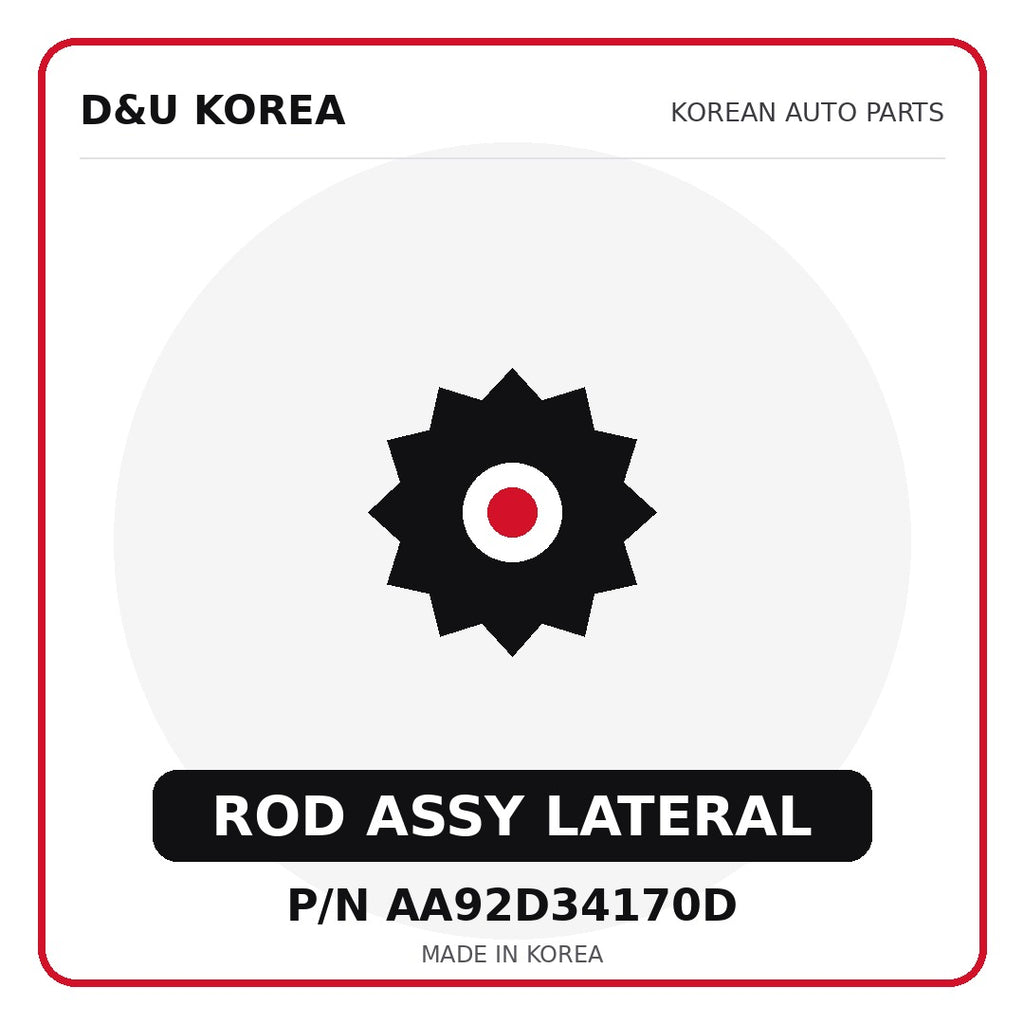 Genuine Mobis ROD ASSY LATERAL AA92D34170D for Korean vehicles | D&U Korea