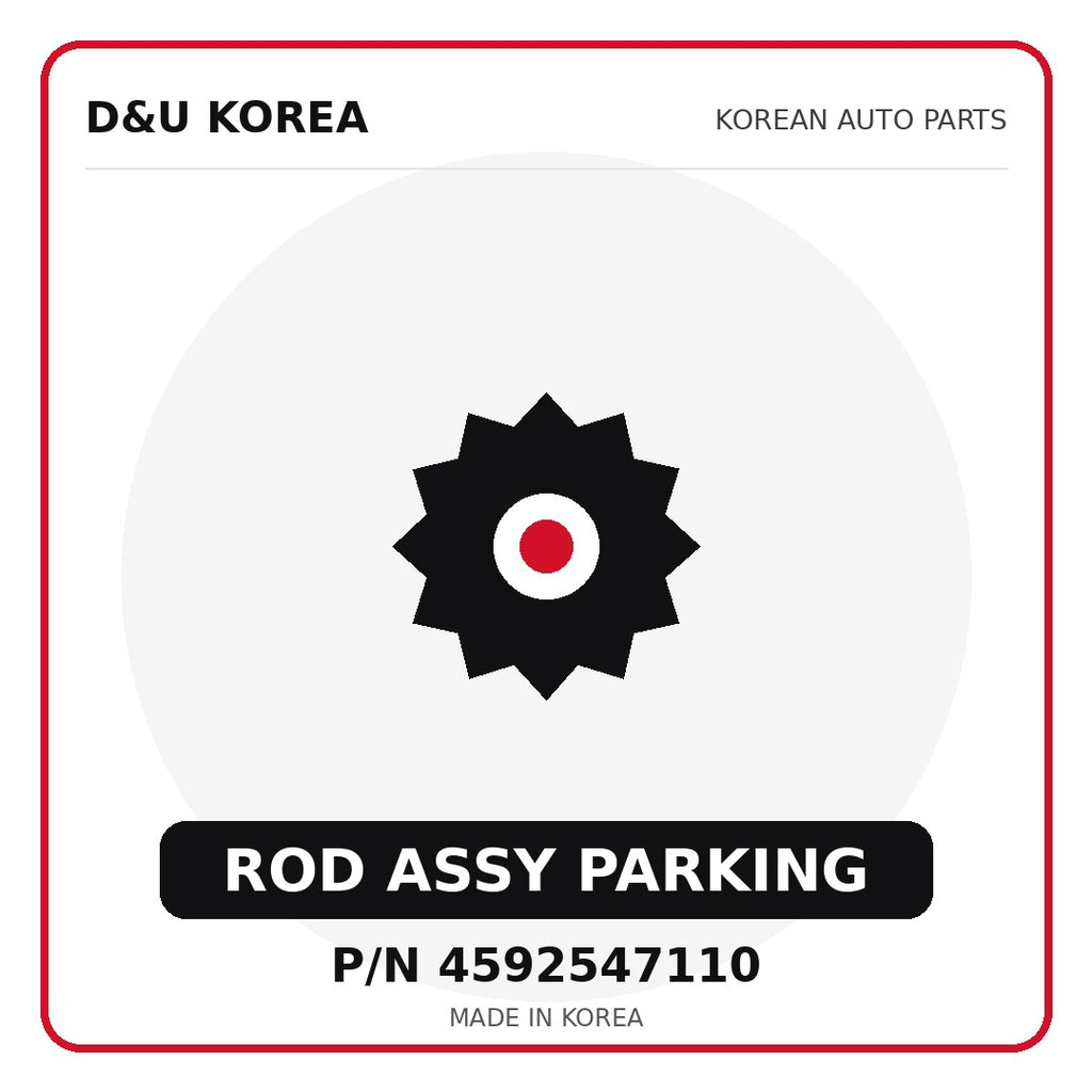 Genuine Mobis ROD ASSY PARKING 4592547110 - Korean auto parts from D&U Korea