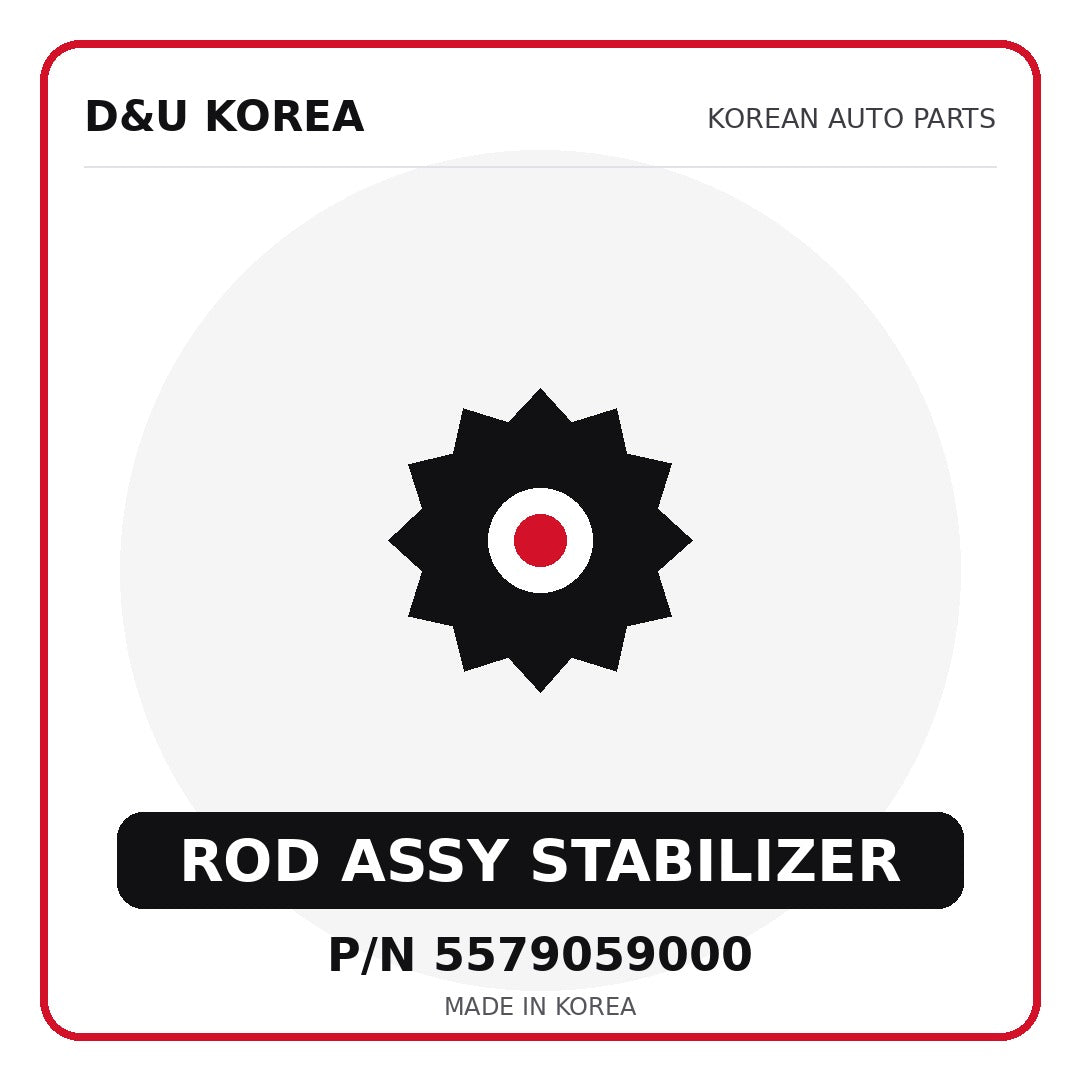 Genuine Mobis ROD ASSY STABILIZER 5579059000 - Korean auto parts from D&U Korea