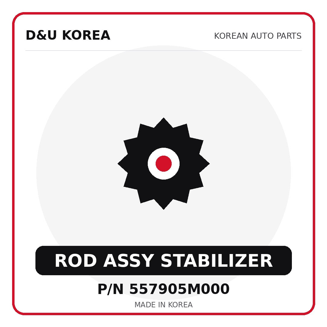 Genuine Mobis ROD ASSY STABILIZER 557905M000 - Korean auto parts from D&U Korea