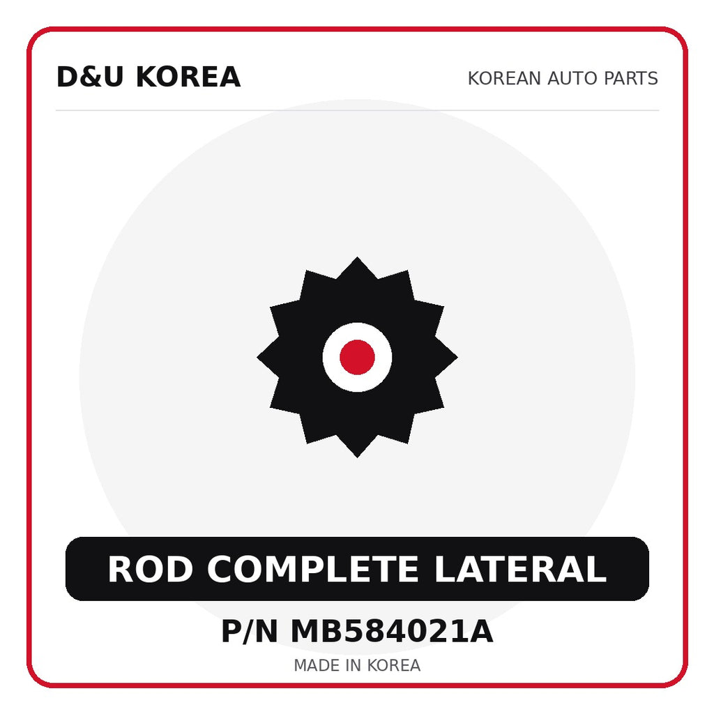 Genuine Mobis ROD COMPLETE LATERAL MB584021A - Korean auto parts from D&U Korea