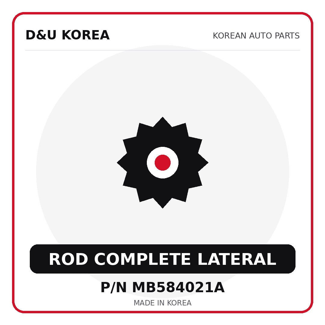 Genuine Mobis ROD COMPLETE LATERAL MB584021A - Korean auto parts from D&U Korea
