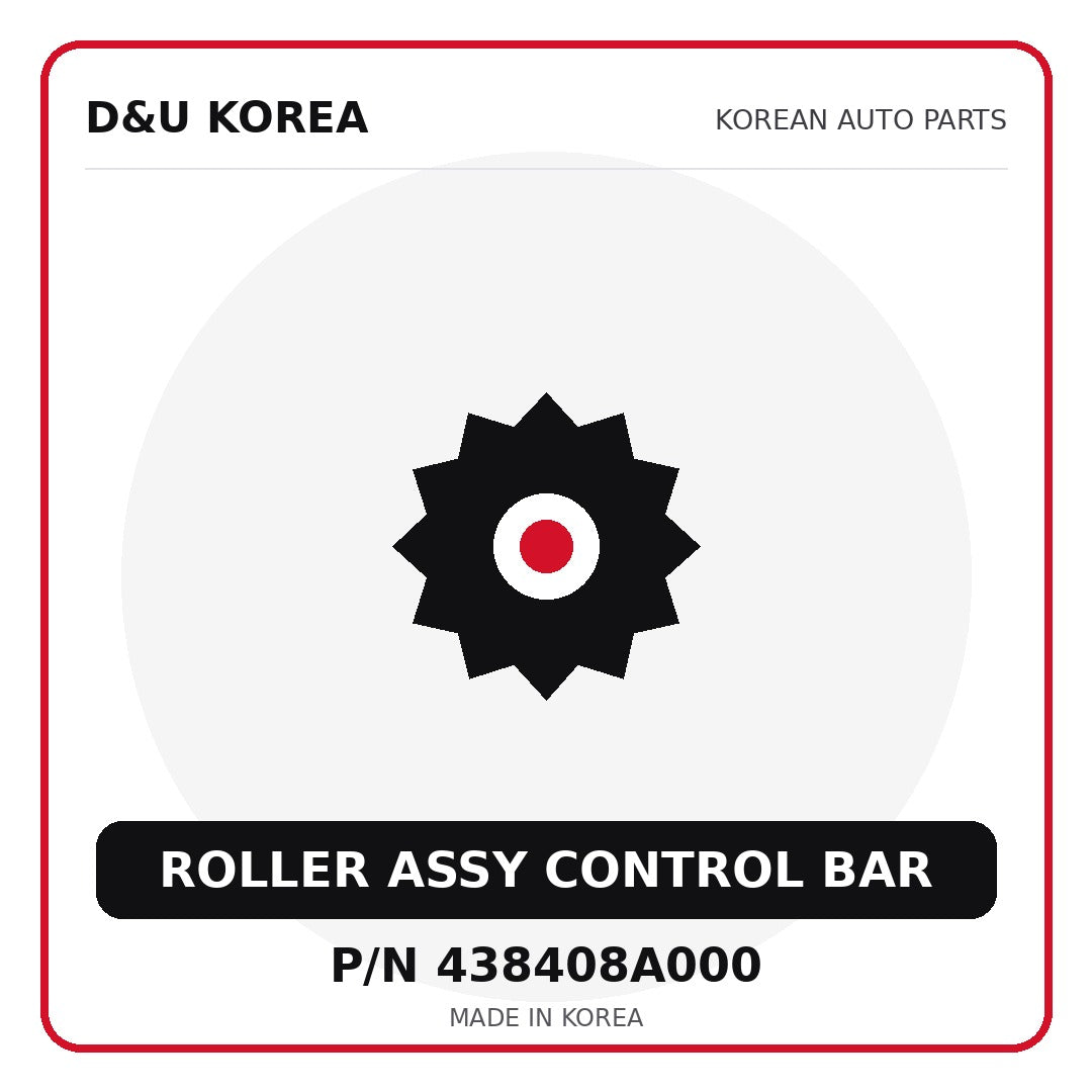 Genuine Mobis ROLLER ASSY CONTROL BAR 438408A000 - Korean auto parts from D&U Korea