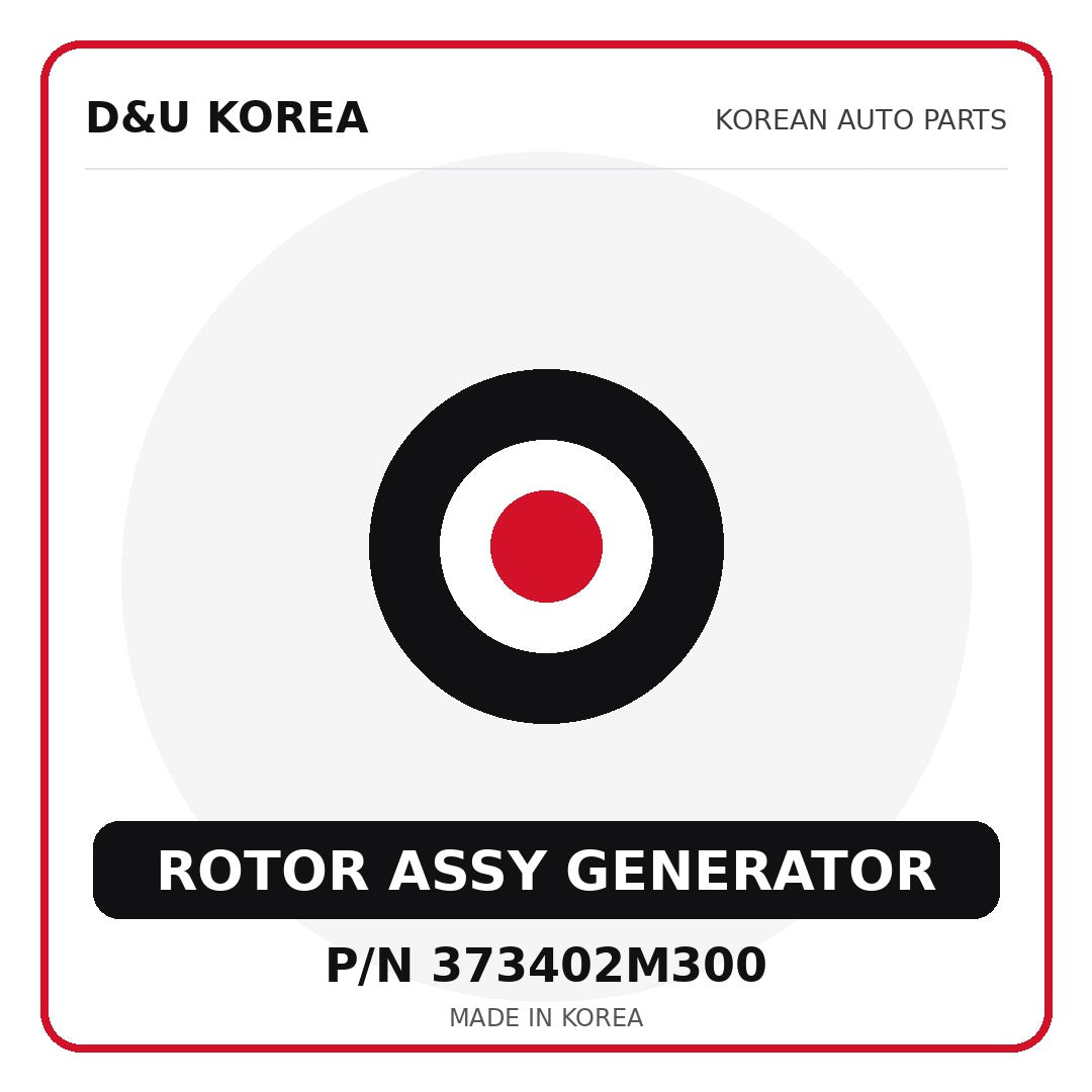 Genuine Mobis ROTOR ASSY GENERATOR 373402M300 - Korean auto parts from D&U Korea