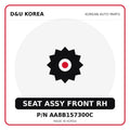 Genuine Mobis SEAT ASSY FRONT RH AA8B157300C for Korean vehicles | D&U Korea