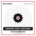 Genuine Mobis SENSOR ASSY BATTERY 37180BE100 - Korean auto parts from D&U Korea