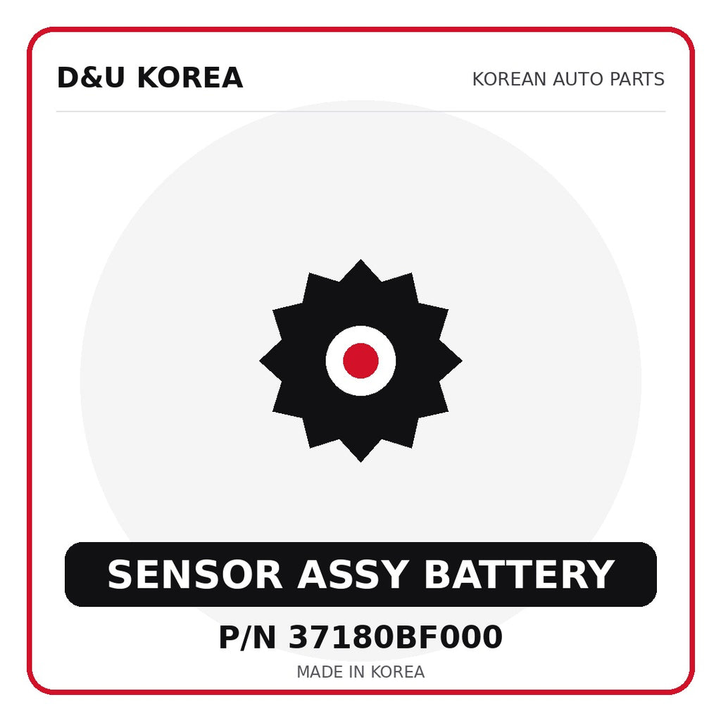 Genuine Mobis SENSOR ASSY BATTERY 37180BF000 for Korean vehicles | D&U Korea
