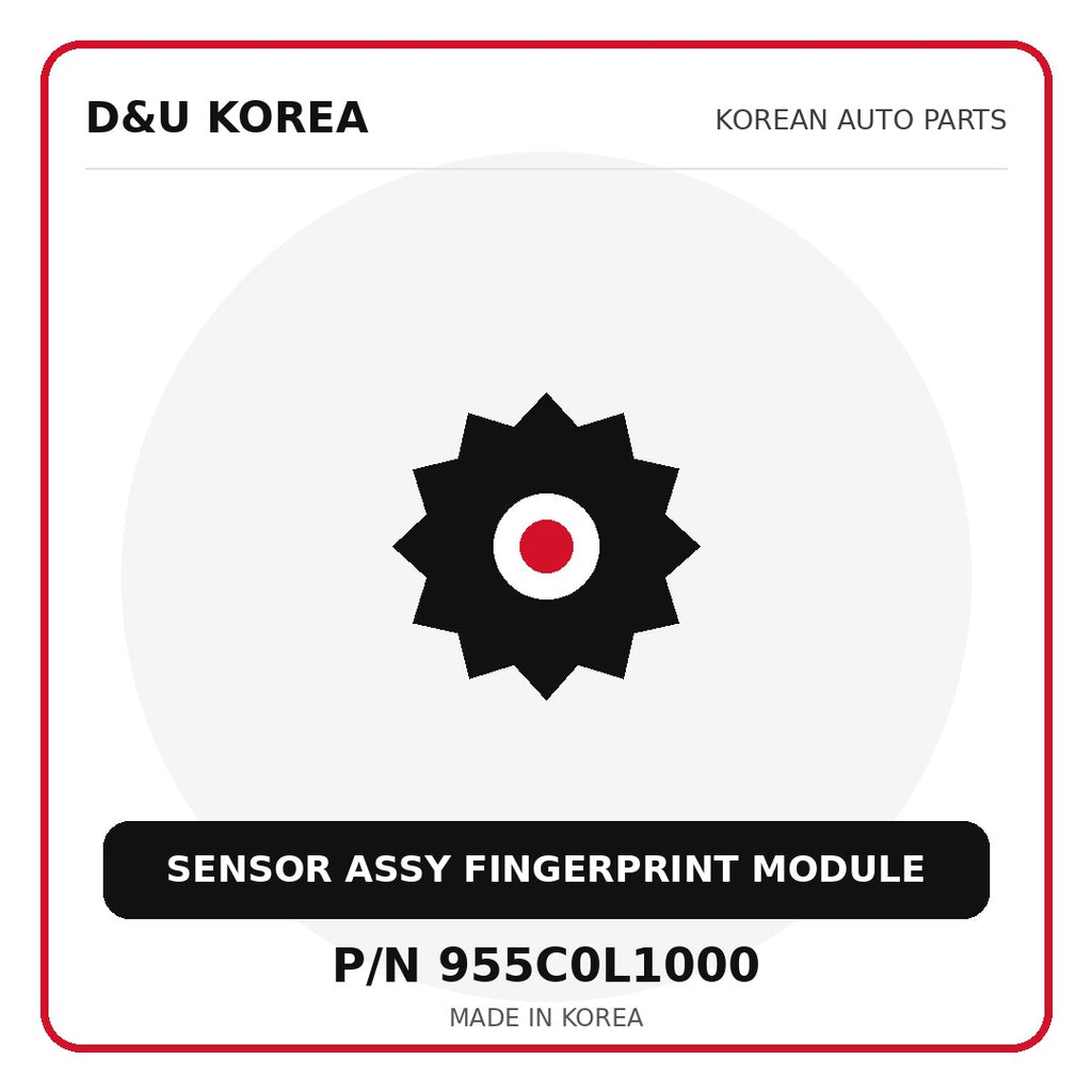Genuine Mobis SENSOR ASSY FINGERPRINT MODULE 955C0L1000 for Korean vehicles | D&U Korea