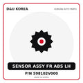 Genuine Mobis SENSOR ASSY FR ABS LH 598102V000 for Korean vehicles | D&U Korea