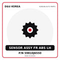 Genuine Mobis SENSOR ASSY FR ABS LH 59810J6550 - Korean auto parts from D&U Korea