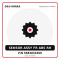 Genuine Mobis SENSOR ASSY FR ABS RH 598303X300 - Korean auto parts from D&U Korea