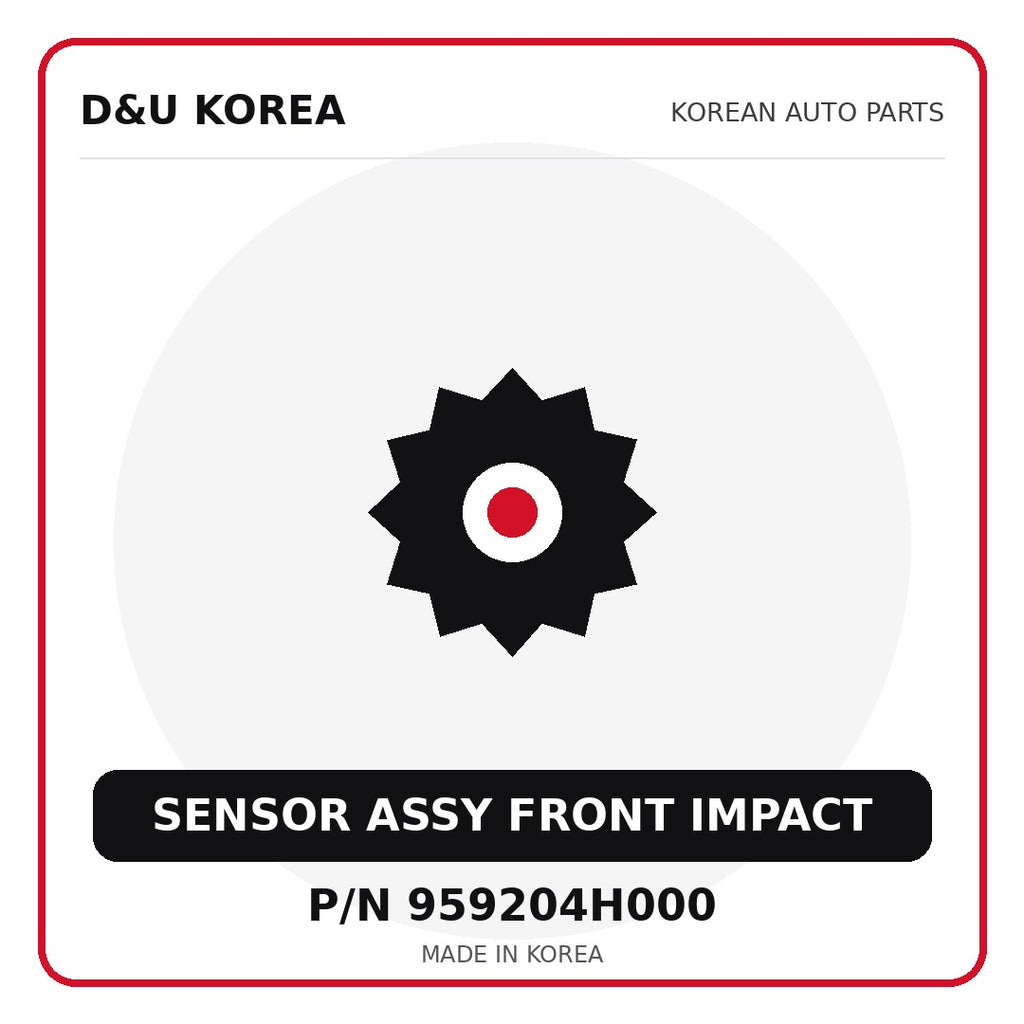 Genuine Mobis SENSOR ASSY FRONT IMPACT 959204H000 for Korean vehicles | D&U Korea