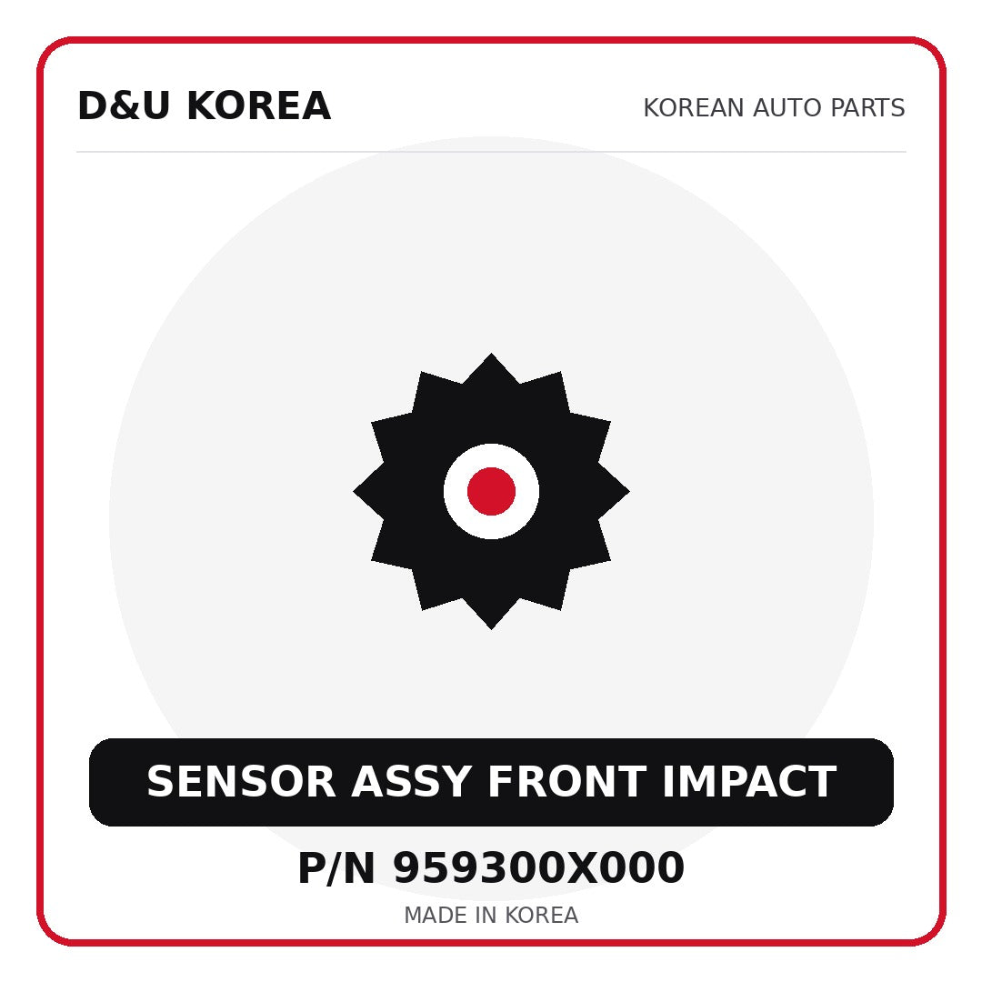 Genuine Mobis SENSOR ASSY FRONT IMPACT 959300X000 for Korean vehicles | D&U Korea