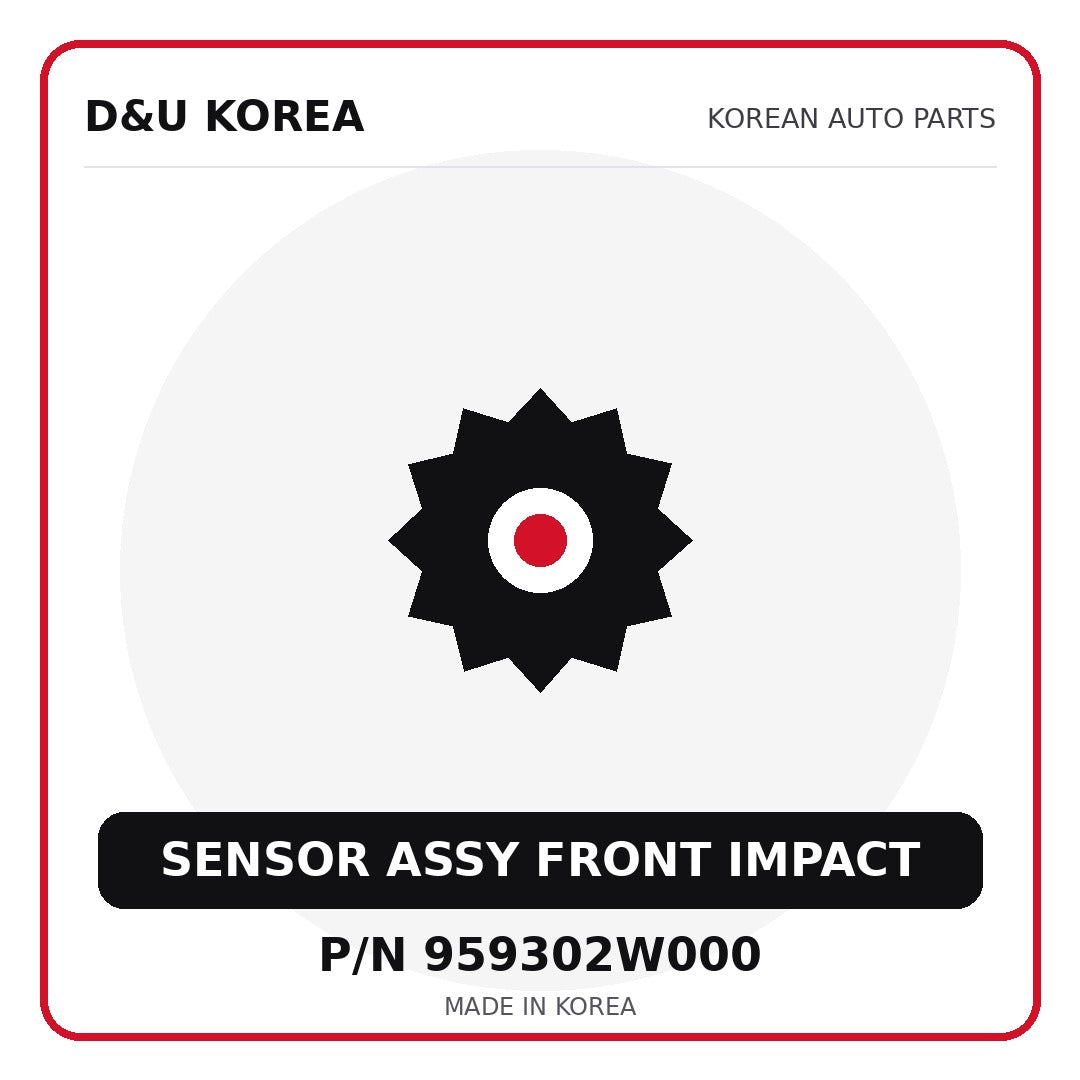 Genuine Mobis SENSOR ASSY FRONT IMPACT 959302W000 for Korean vehicles | D&U Korea