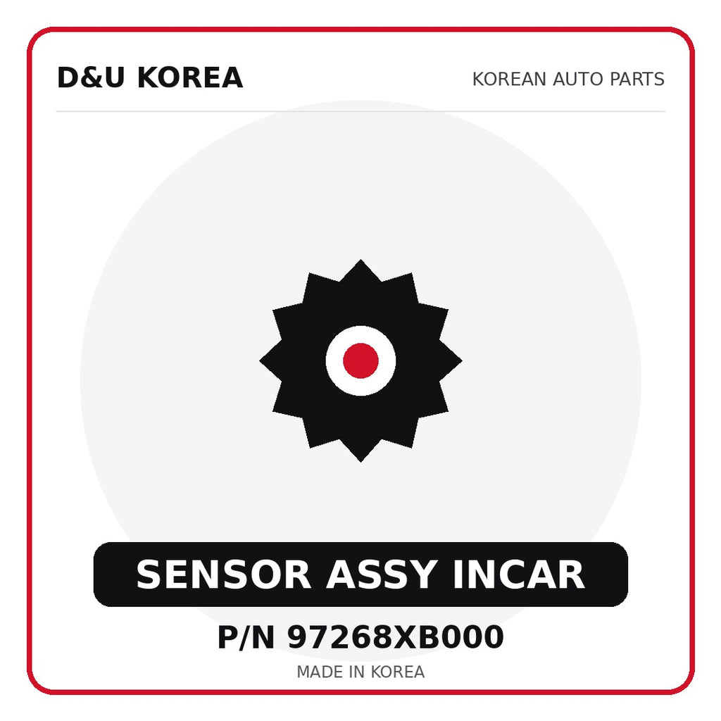 Genuine Mobis SENSOR ASSY INCAR 97268XB000 for Korean vehicles | D&U Korea