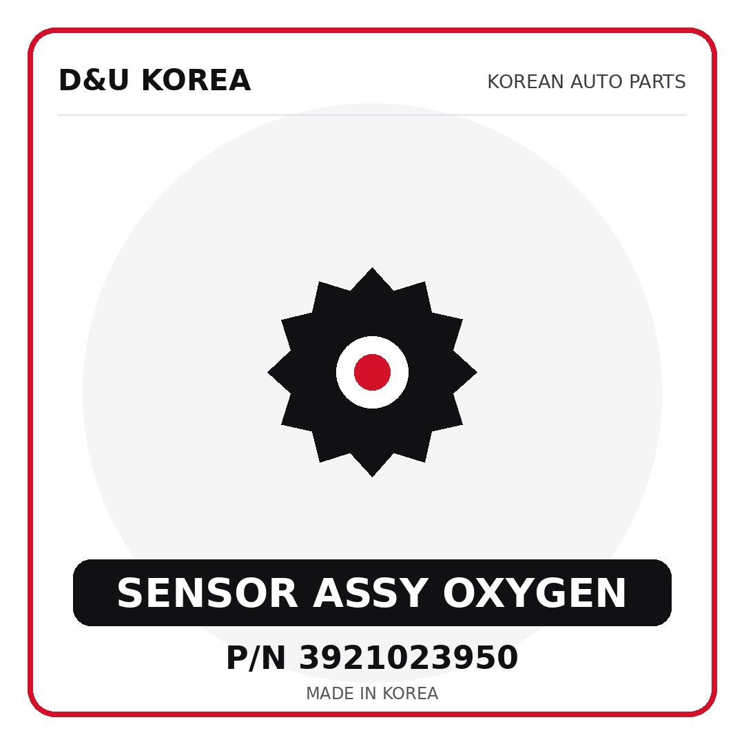 Genuine Mobis SENSOR ASSY OXYGEN 3921023950 for Korean vehicles | D&U Korea