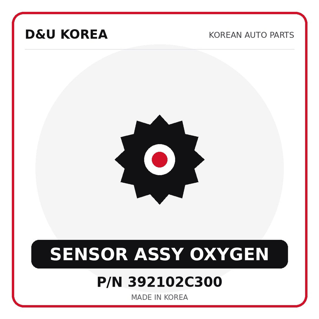 Genuine Mobis SENSOR ASSY OXYGEN 392102C300 - Korean auto parts from D&U Korea