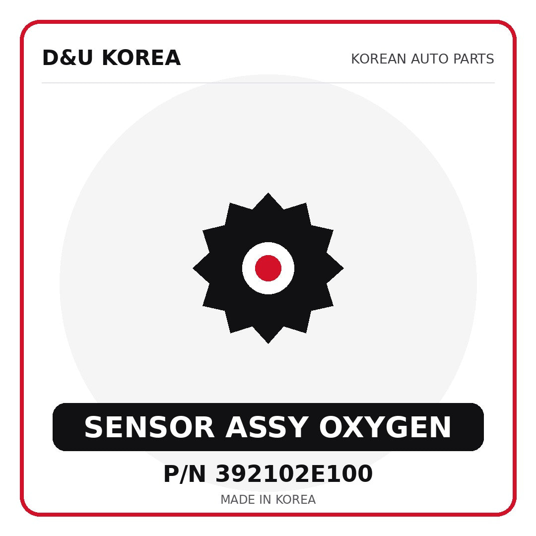 Genuine Mobis SENSOR ASSY OXYGEN 392102E100 - Korean auto parts from D&U Korea