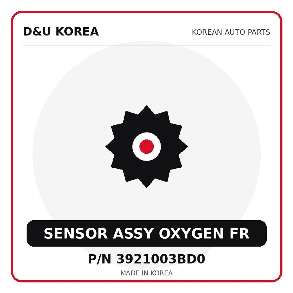 Genuine Mobis SENSOR ASSY OXYGEN FR 3921003BD0 - Korean auto parts from D&U Korea