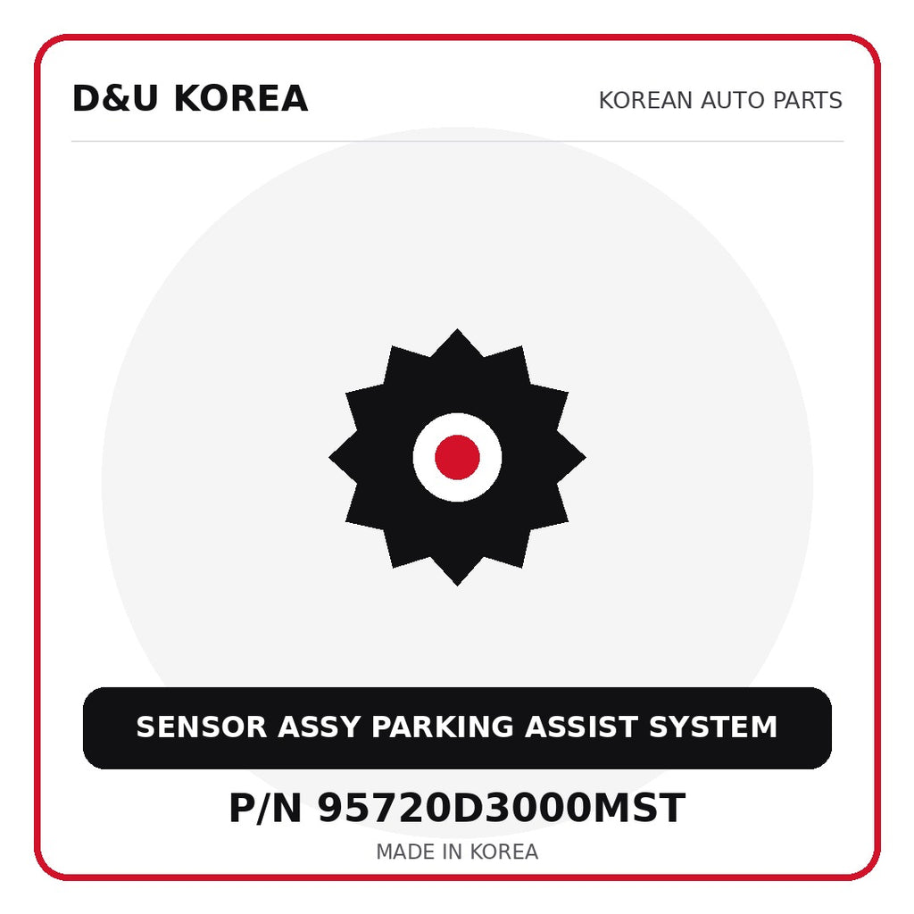 Genuine Mobis SENSOR ASSY PARKING ASSIST SYSTEM 95720D3000MST for Korean vehicles | D&U Korea
