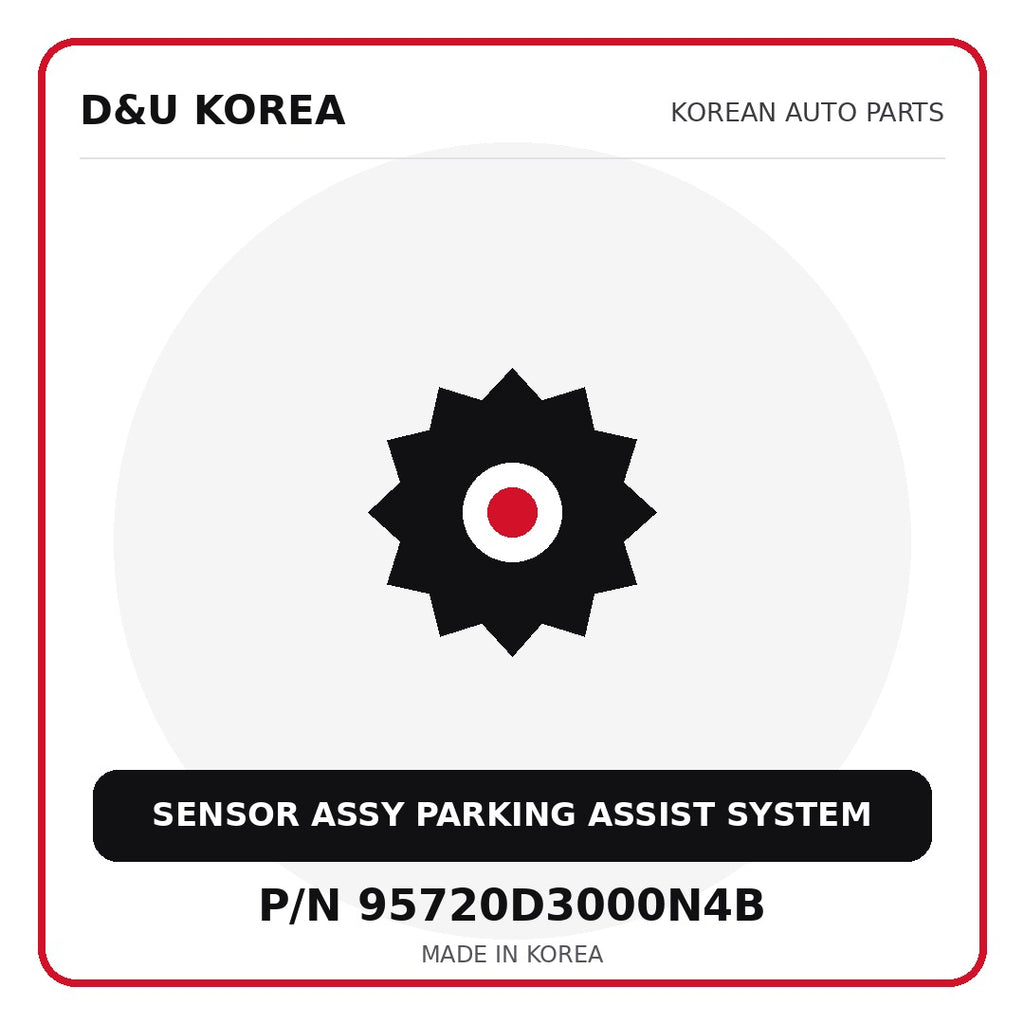 Genuine Mobis SENSOR ASSY PARKING ASSIST SYSTEM 95720D3000N4B for Korean vehicles | D&U Korea