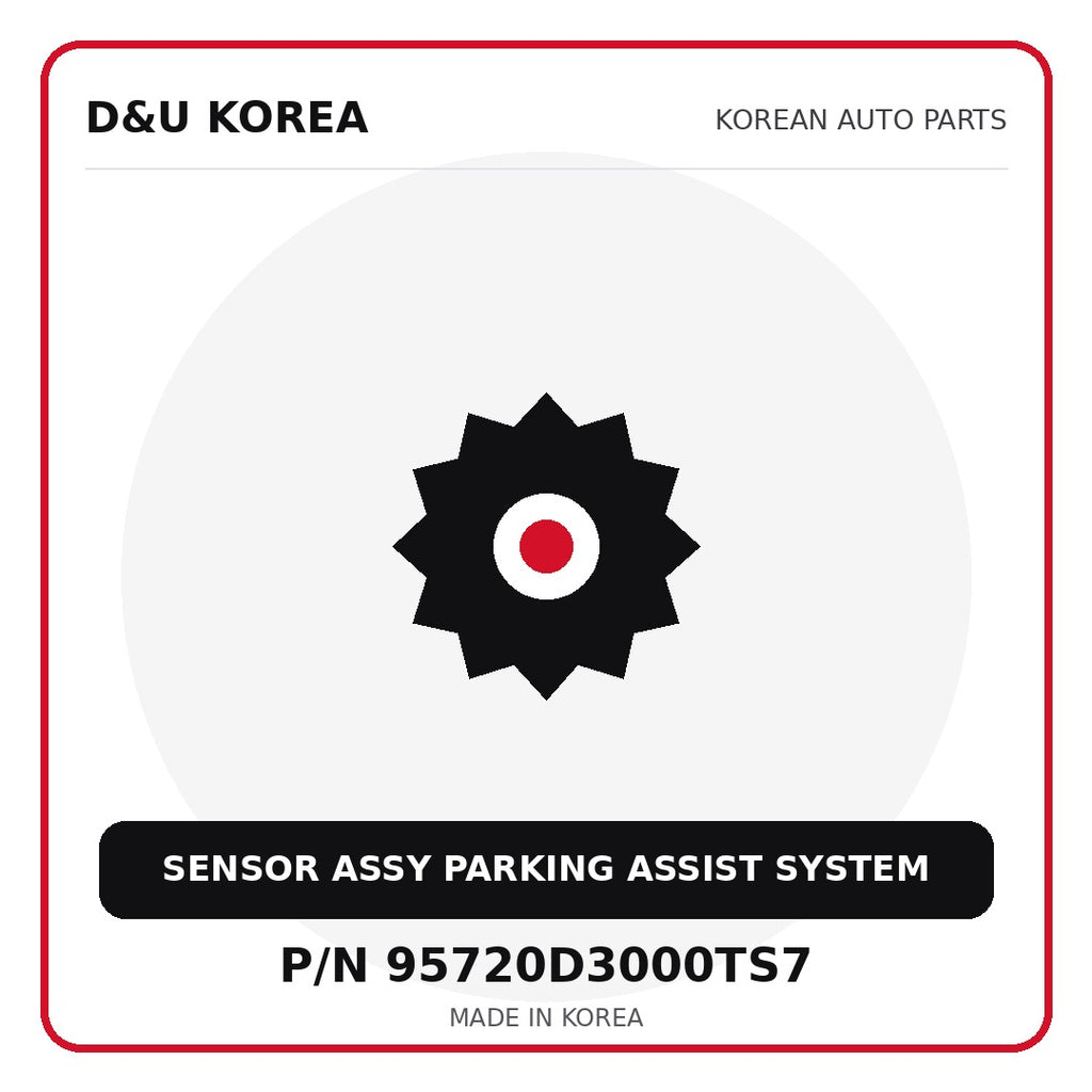 Genuine Mobis SENSOR ASSY PARKING ASSIST SYSTEM 95720D3000TS7 for Korean vehicles | D&U Korea