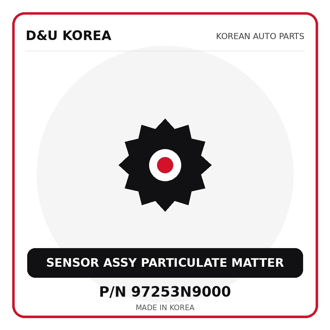 Genuine Mobis SENSOR ASSY PARTICULATE MATTER 97253N9000 for Korean vehicles | D&U Korea