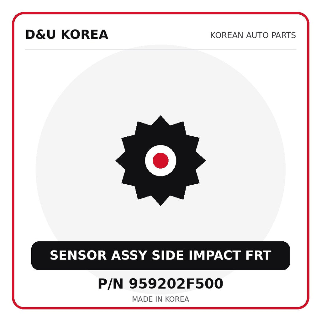 Genuine Mobis SENSOR ASSY SIDE IMPACT FRT 959202F500 for Korean vehicles | D&U Korea