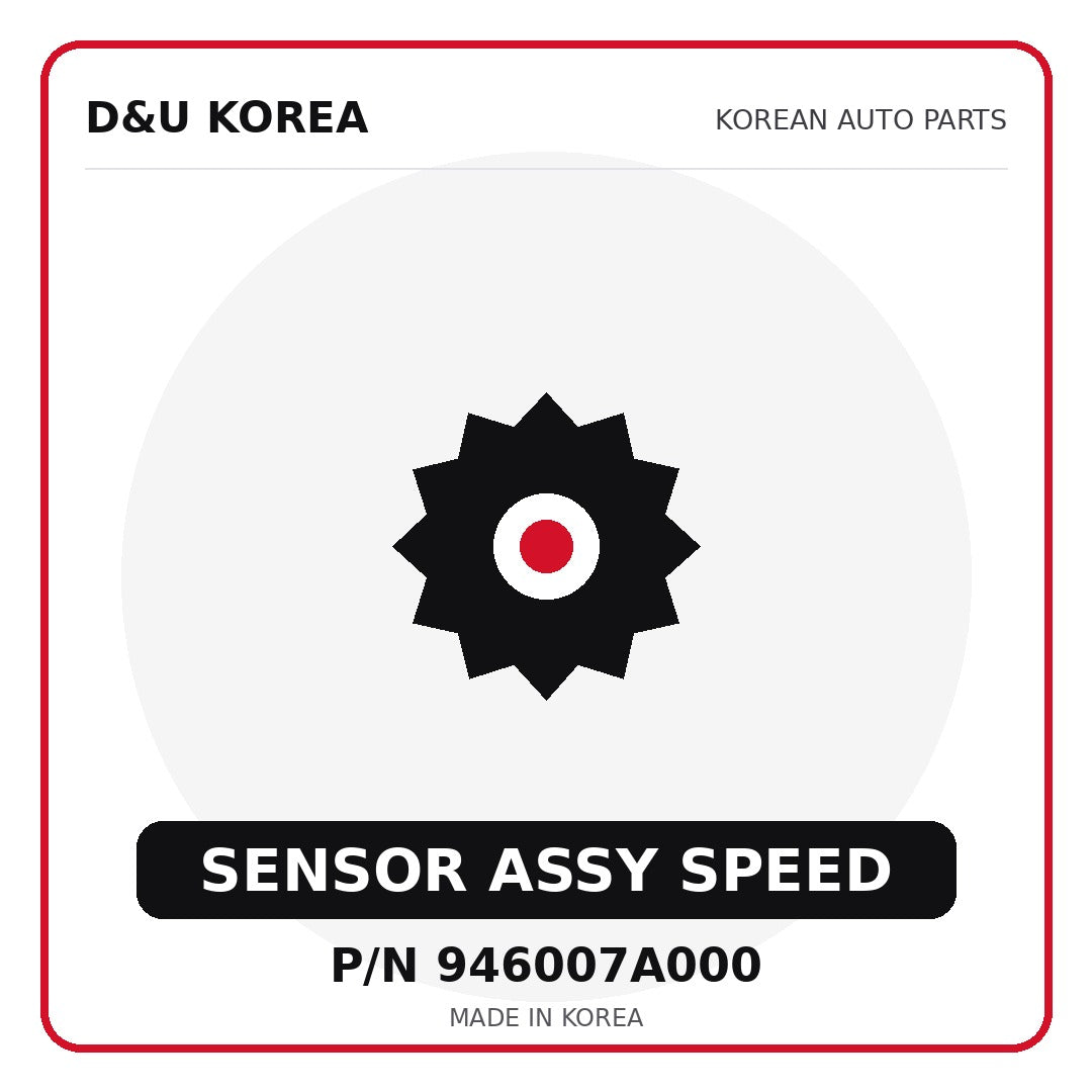Genuine Mobis SENSOR ASSY SPEED 946007A000 for Korean vehicles | D&U Korea