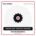 Genuine Mobis SENSOR ASSY THROTTLE POSITION 0K30A18911 - Korean auto parts from D&U Korea