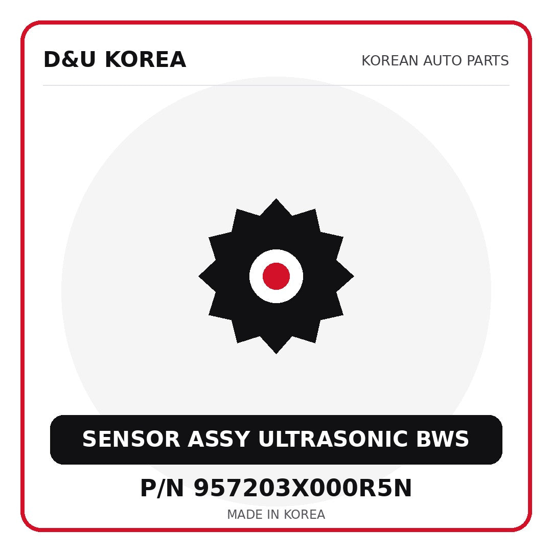 Genuine Mobis SENSOR ASSY ULTRASONIC BWS 957203X000R5N for Korean vehicles | D&U Korea