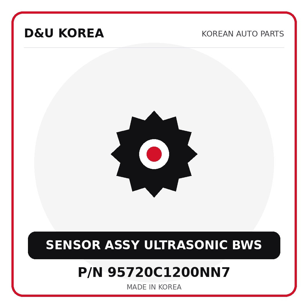 Genuine Mobis SENSOR ASSY ULTRASONIC BWS 95720C1200NN7 for Korean vehicles | D&U Korea