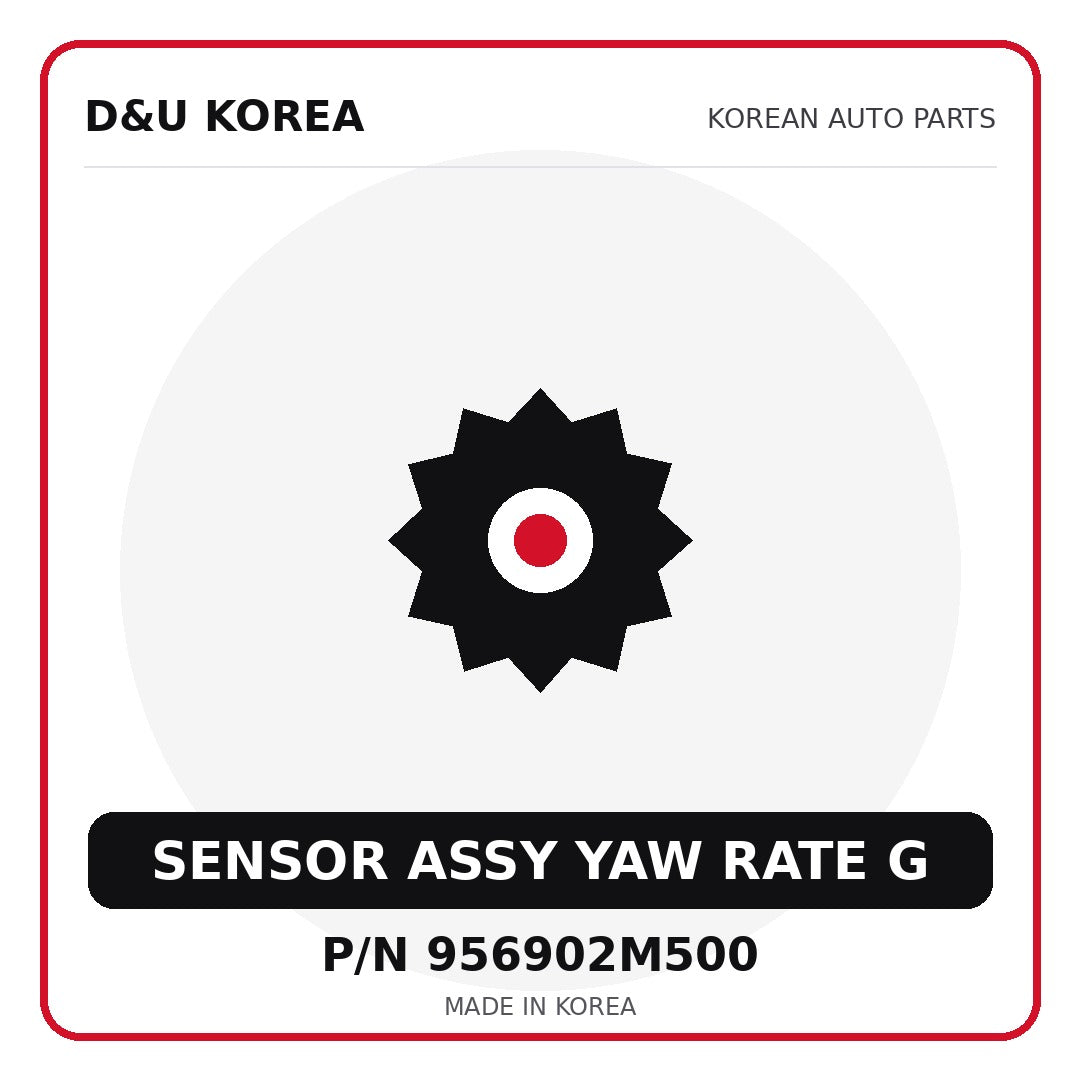 Genuine Mobis SENSOR ASSY YAW RATE G 956902M500 for Korean vehicles | D&U Korea