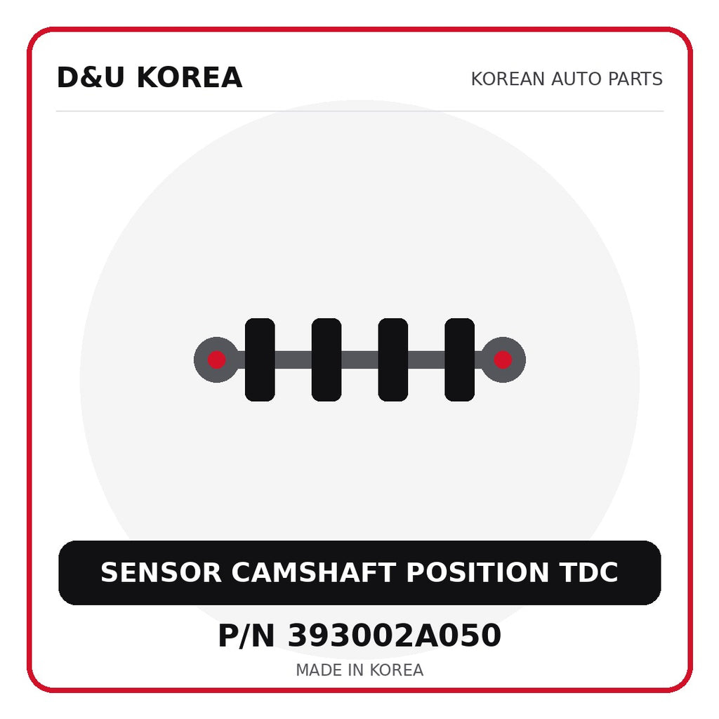 Genuine Mobis SENSOR CAMSHAFT POSITION TDC 393002A050 - Korean auto parts from D&U Korea