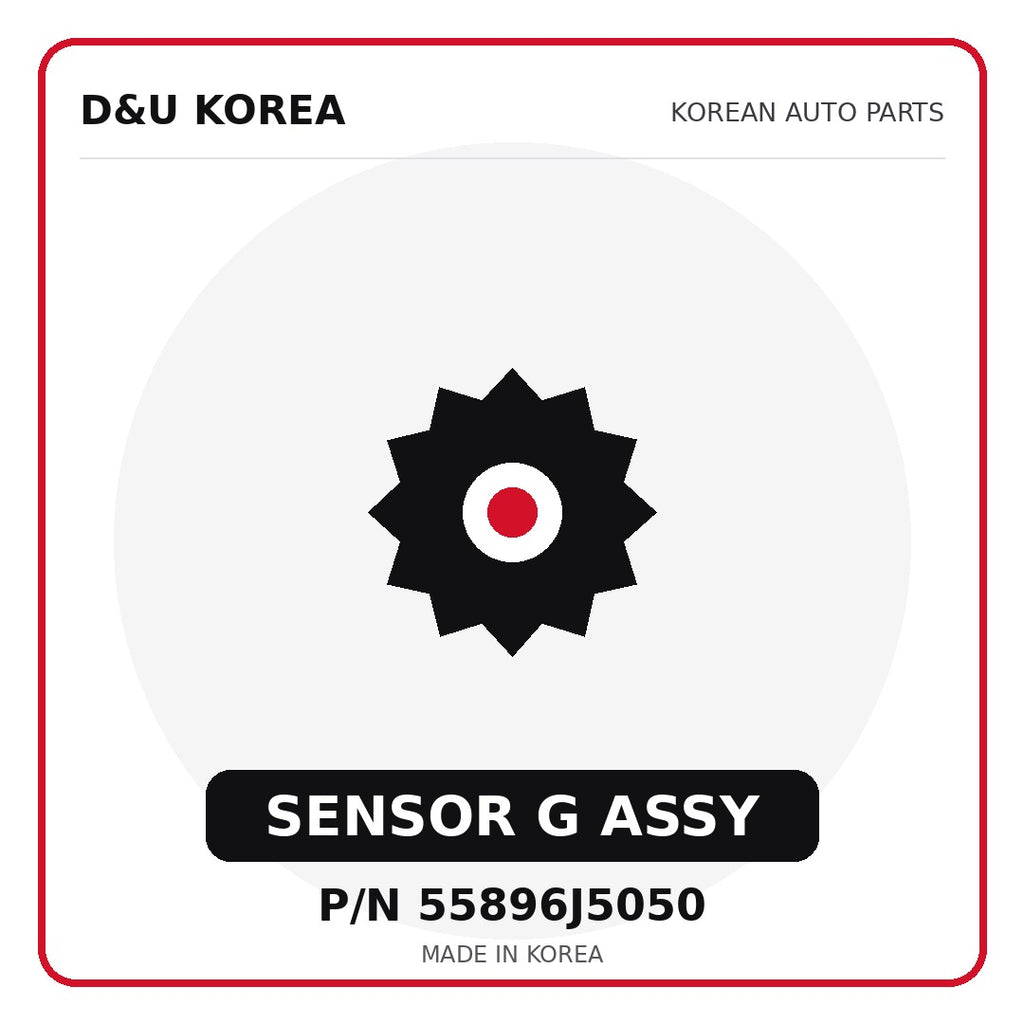 Genuine Mobis SENSOR G ASSY 55896J5050 - Korean auto parts from D&U Korea