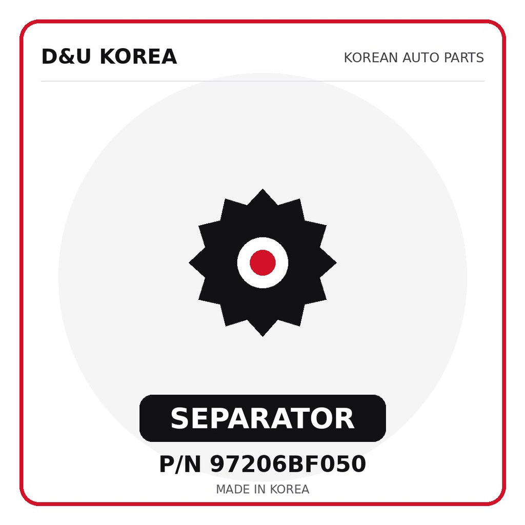 Genuine Mobis SEPARATOR 97206BF050 for Korean vehicles | D&U Korea
