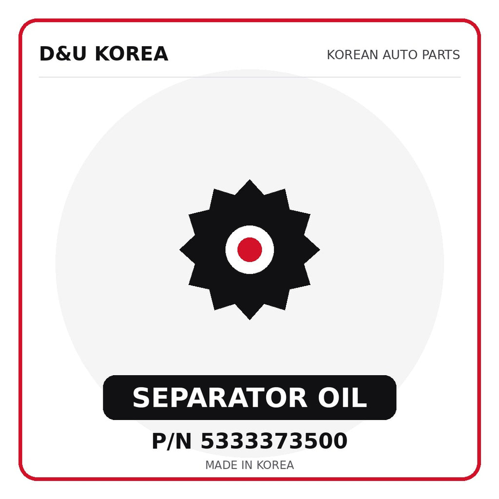 Genuine Mobis SEPARATOR OIL 5333373500 - Korean auto parts from D&U Korea
