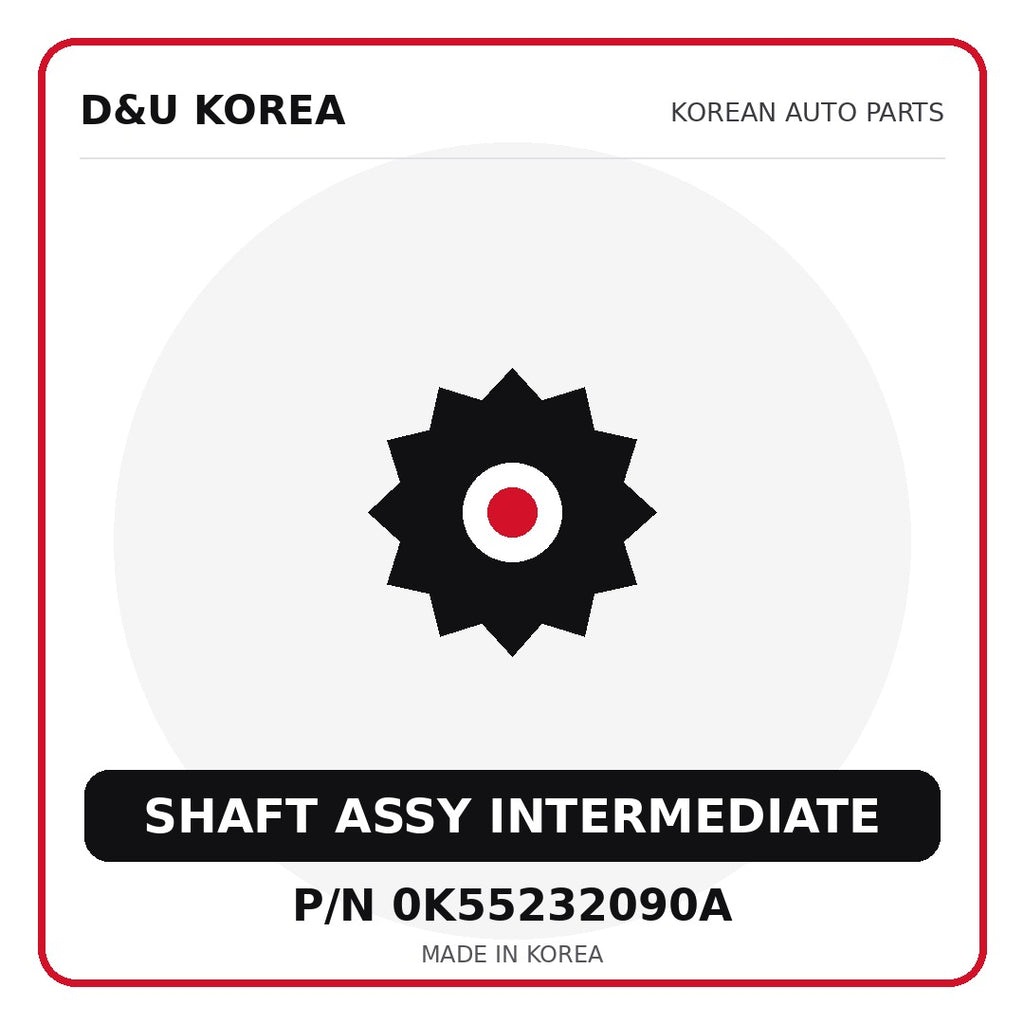 Genuine Mobis SHAFT ASSY INTERMEDIATE 0K55232090A - Korean auto parts from D&U Korea