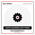 Genuine Mobis SHOCK ABSORBER ASSY FRONT 543007F411 - Korean auto parts from D&U Korea