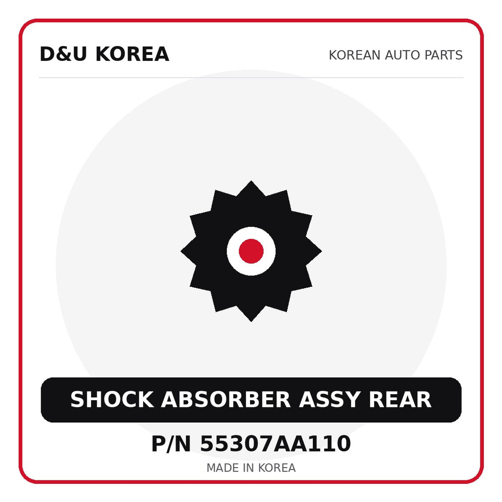 Genuine Mobis SHOCK ABSORBER ASSY REAR 55307AA110 for Korean vehicles | D&U Korea