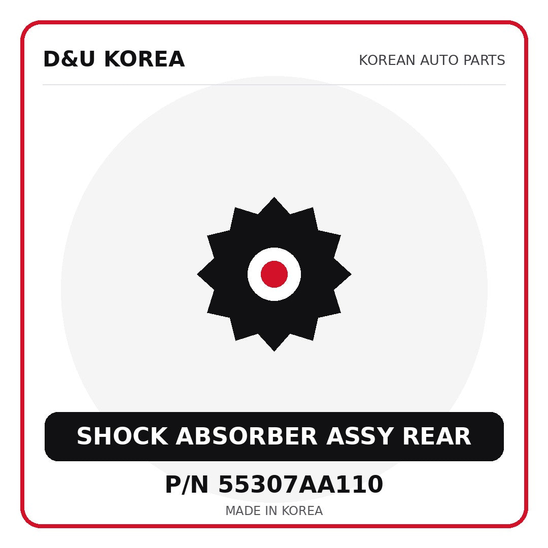Genuine Mobis SHOCK ABSORBER ASSY REAR 55307AA110 for Korean vehicles | D&U Korea