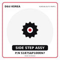 Genuine Mobis SIDE STEP ASSY S1875AP100RN7 for Korean vehicles | D&U Korea