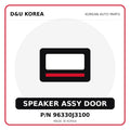 Genuine Mobis SPEAKER ASSY DOOR 96330J3100 for Korean vehicles | D&U Korea