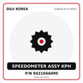 Genuine Mobis SPEEDOMETER ASSY KPH 942104A090 for Korean vehicles | D&U Korea
