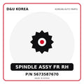 Genuine Mobis SPINDLE ASSY FR RH 5673587670 for Korean vehicles | D&U Korea