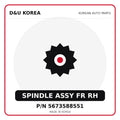 Genuine Mobis SPINDLE ASSY FR RH 5673588551 - Korean auto parts from D&U Korea